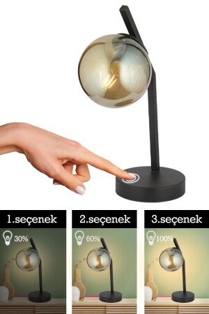 MNZ-Feris الأسود التصميم الحديثة قابلة للتعديل لمس غرفة المعيشة-غرفة النوم الراجعية المصابيح - Apliqa