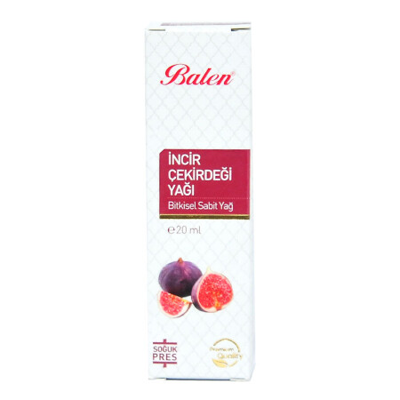 MNZ-Fig زيت بذور الطباعة الباردة 20 مل زجاجة الزجاج - Balen