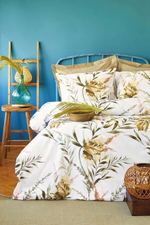 MNZ-Fiji Brown Ranforce Duvet Cover Set Ck. ISS-MAM-622034 - İssimo Home