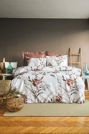 MNZ-Fiji Pınk Ranforce Duvet Cover Set Ck. ISS-MAM-622031 - İssimo Home