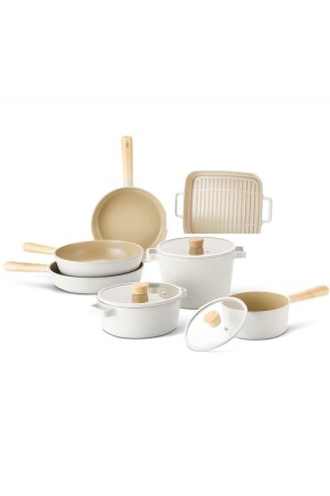 طائرات من الألومنيوم من طراز MNZ-Fika 10 قطع من الزجاج البيج غطاء وعلبة 20398796 - NEOFLAM