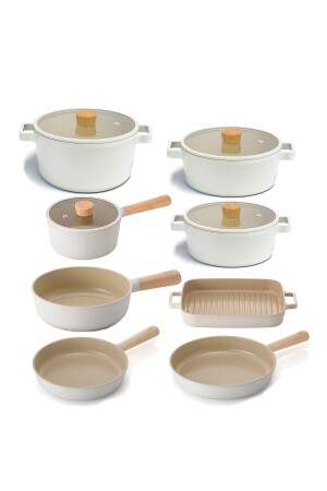 ألومنيوم معدني من MNZ-Fika 12 قطعة وعلبة مع غطاء زجاجي 18s22k24k26d24t26w28t28g TYC00750 - NEOFLAM