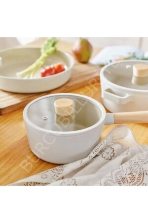 MNZ-Fika 18 سم صلصة وعاء مع غطاء الزجاج D-NEOF218 - NEOFLAM