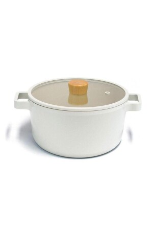 MNZ-Fika 26 سم صلصة حديد معدني مع غطاء زجاجي D-neof226d INT-ANSAN2546 - NEOFLAM