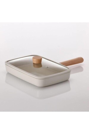 MNZ-Fika ألونيموم معدني مستطيل 29 سم مع غطاء الزجاج بيج D-NEOF129R - NEOFLAM