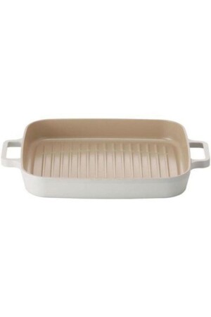 MNZ-Fika Gray Cast Aluminum Grill Pan 28 سم D-NEOG128G - NEOFLAM