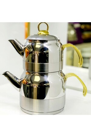 MNZ-Filinta الذهبية المقبض عائلة وعاء 4.5 لتر TYCMM8P3CN168902062617156 - Yıldız çelik