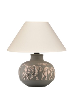 MNZ-Filli Ceramic Gray Lampshade filli-grey - Yalılı Seramik