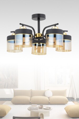 MNZ-Fırat 5 قطع معاصر سقفية شمعة FIRAT 5 قطع - ESSLİGHT