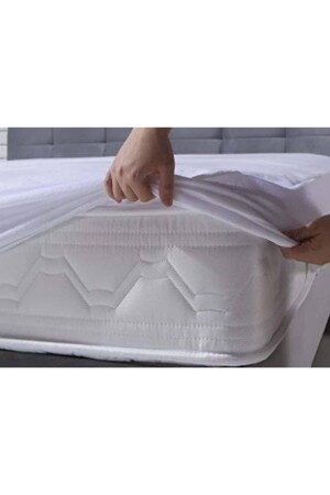 MNZ-Fırsat Class Fitted Liquid Proof مضارب سريري مزدوج ورقة مرنة نموذج 160x220 30 سم - First Class