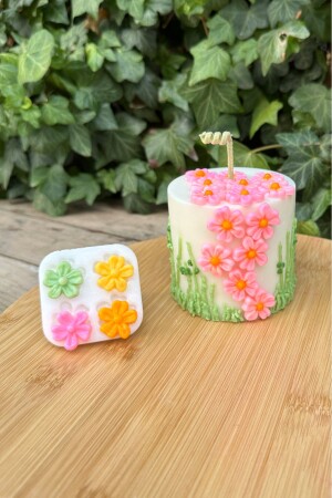 MNZ-Five Leaf Clover Flower Quadruple Candle Mold (SILICONE) (مجموعة واحدة) - Rufusconcept