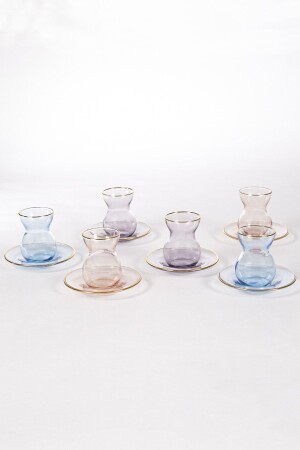 MNZ-Five O Clock 12 قطعة شاي مجموعة 301.06 FVO8411812RKL - Rakle