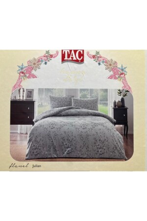 MNZ-Flanel (Flanel) الجديد 100% القطن جوليان جراي غطاء ملابس مزدوجة مجموعة جوليان جراي - Taç