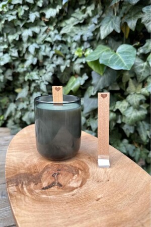 نموذج MNZ-Flat Model Wick و Wick Adhesive Stand 10 قطع (15ملم × 100ملم × 0-5ملم) نمط القلب - Rufusconcept