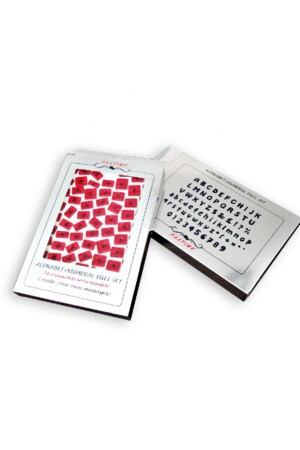 MNZ-Flat Transfer Alphabet Letter-Number Set 74 قطعة TYC00130029013 - hobs