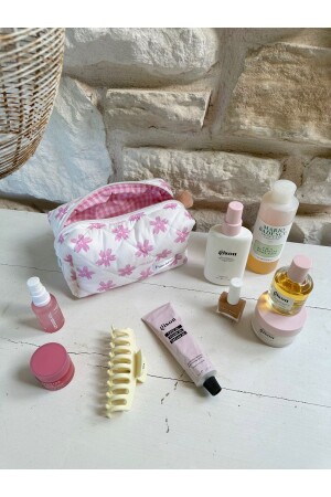 حقيبة مكياج لغو من نوع MNZ-Floral - PCMCBP بحجم كبير - Punchiess