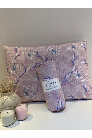 MNZ-Florescent Lilac Lavender نمط ورقة مقاس الملك المزدوج - Sares Home