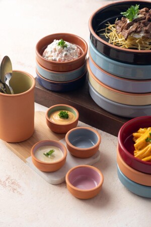 كأس MNZ-Florya 150 مل - ملونة مزودة بالجليد داخل 6 طلاء 103. 20006-99 - Viapot