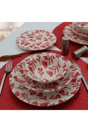 (MNZ-Flower) 24 قطعة عشاء مجموعة 8681349099215 - Arna Porselen