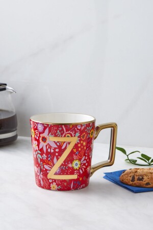 كأس من طراز MNZ-Flower Z Letter Mug 350 ml 153 03. 06. 6936 - Karaca
