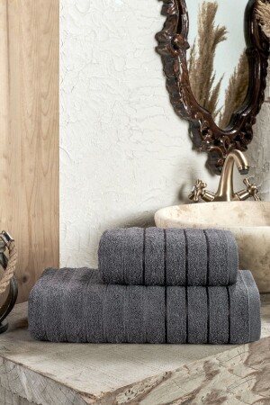 MNZ-Fluffy 2 قطعة حمالة حمام مجموعة الأنتراكيت FLUFFY2BS - TABEA HOME