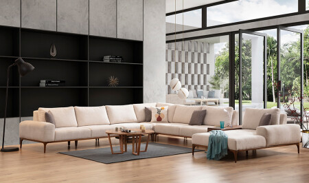 مجموعة زاوية MNZ-Fonte - كبيرة - Cadde Yıldız