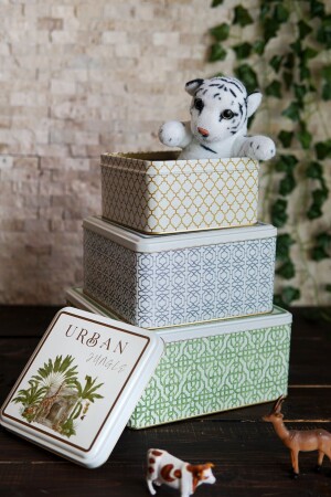 حاوية تخزين المعادن ذات النمط من MNZ-Forrest، صندوق تنظيم، منظمة تجميل ERB13U3 - Evle