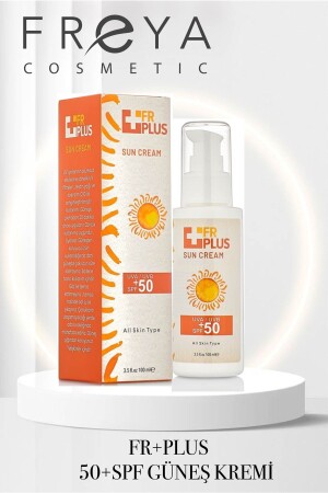MNZ-Fr+ Plus واقي ضد الشمس مضاد للثمينة والقشرة +50spf 100ml TYC00208008088 - Freya