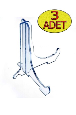 MNZ-Frame Plate Display Stand Plexiglass Stand 9cmx11cm رائد شفافة بليكس 3 قطع - Hyl