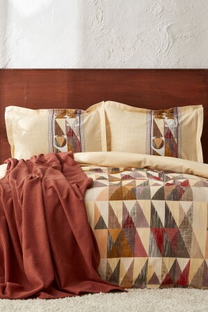 MNZ-Franela 100% القطن مزدوجة الـ Pique هدية غطاء غطاء غطاء - Karaca Home