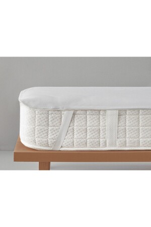 مقاعد مضاعفة ذات دقة مائية ذات اللاصق الطازجة من نوع MNZ-Fresh Touch Liquid Proof 160x200 Cm أبيض 10027458-1 - English Home