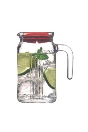 (MNZ-Frigo Jug P80122) لون الغطاء زرقاء أو أحمر - Paşabahçe