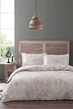 MNZ-Frunze غطاء غطاء مزدوج غطاء مجموعة براون F107NT4 - Özdilek