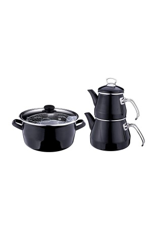 MNZ-Frying Pan and Teapot Set Enamel Dowry Special Series 02052023MEMO-Annelergunu - qussine