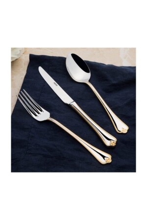 MNZ-Fulya 24 كيراط طلاء ذهبية 89 قطعة قناصة كوزة سكين مجموعة مع صندوق الكرتون 1187801 - Nehir