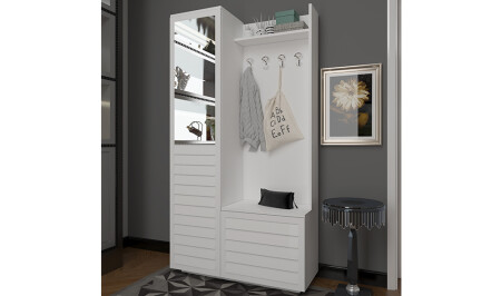 مرفق معطف أبيض MNZ-Fulya - Cadde Yıldız