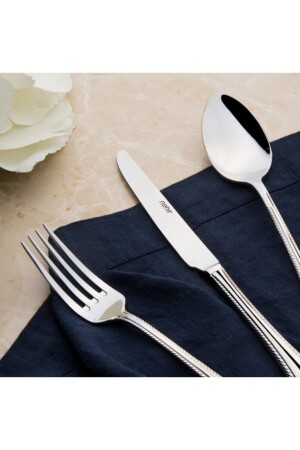 MNZ-Fulya Sade 72 Piece Fork Spoon Knife Set مع صندوق ورق 18-10 304 1. - Nehir