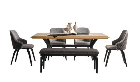 مجموعة طاولة الطعام من طراز MNZ-Funga - Cadde Yıldız