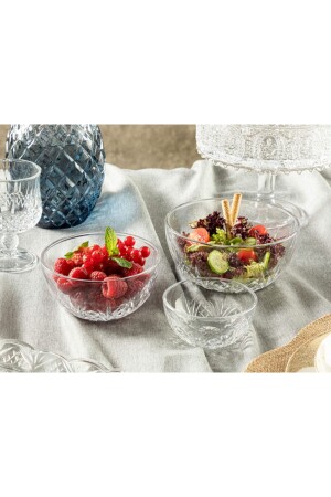 كأس من زجاج من فونغو (MNZ-Fungo Glass) 3 قطع 9,5 + 12,7 + 15 سم شفاف 10032979 - English Home