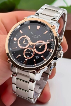 من الموظفين من فئة MNZ-Funktion رجل ساعة المساواة من الصلب القصص الصلبة القضية 3 ATM مقاومة الماء zmfer041 - Ferrucci