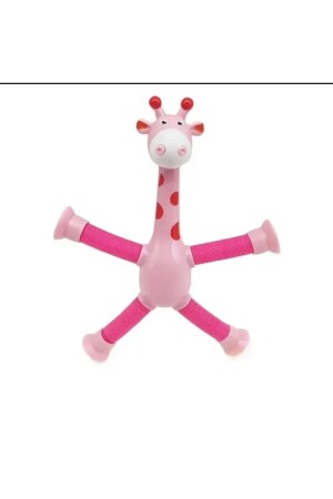 MNZ-Funyy كوب امتصاص العشيرة اللعبة التعليمية التلسكوبية الوردية اللون 1 قطعة - Hediyepaneli