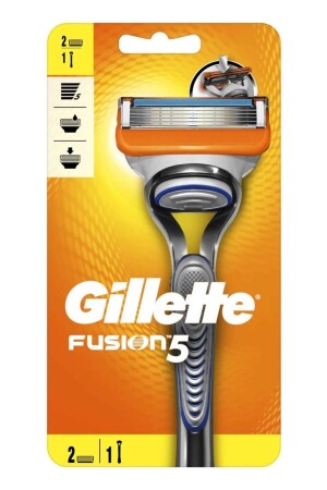 MNZ-Fusion 5 حلاق + 2 شفرات حلاقة - Gillette