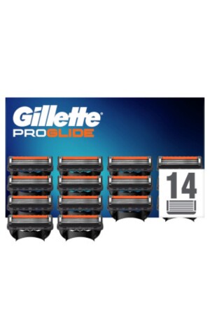 MNZ-Fusion ProGlide استبدال شفرات الرفع 14 قطعة صندوق الكرتون - Gillette