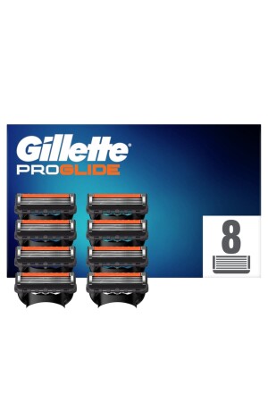 MNZ-Fusion Proglide استبدال شفرات الرف 8 قطع - حزمة من الورق - Gillette