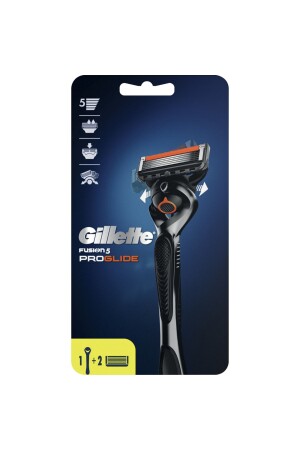 MNZ-Fusion5 Proglide Shaver + 2 رؤوس بديلة - Gillette