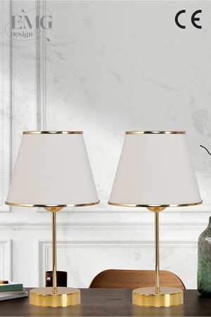 المعدات المعدنية من النظام النووي (MNZ-Galaxi) المعدنية (Modern Lampshade) الذهبية (DoubleStrip) - Emg DesiGn