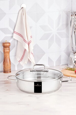 MNZ-Galaxy Steel Casserole Pot 26 سم 3.4 لتر 432121 - Karaca