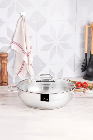 (MNZ-Galaxy Steel Casserole Pot) 30 سم 6,0 ليت 1206002. 0014 - Karaca