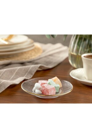 (MNZ-Gales Glass Snack Bowl) 11 سم 10033548 - English Home