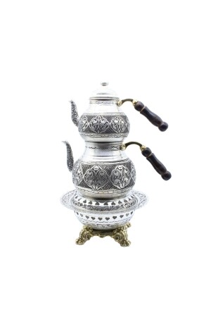 MNZ-Gaziantep اليد الثقيلة المصنوعة من النحاس الكبيرة الحجم الشاي و مجموعة أكثر دفئا نموذج 1 CCA1061 - COPPERDONE